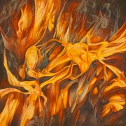 Mg 82 / Aquarell/Gouache, 40x40 cm