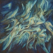 Mg 86 / Aquarell/Gouache, 52x52 cm