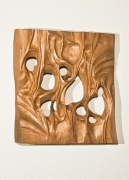 SH 21 / Wandrelief, Birnbaumholz, 47 x 43 cm