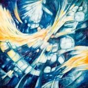 Mg 93, Aquarell/Gouache, 53x53cm