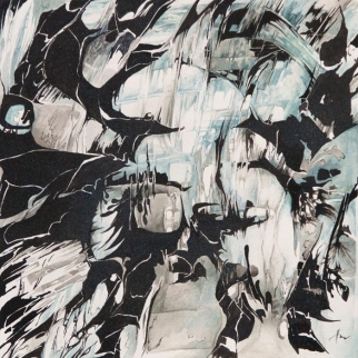 Mk 96 / Aquarell/Gouache, 24x24 cm