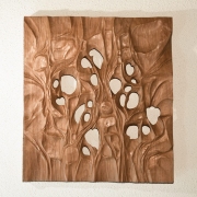 SH 23, Wandrelief, 67x76cm, Birnbaumholz